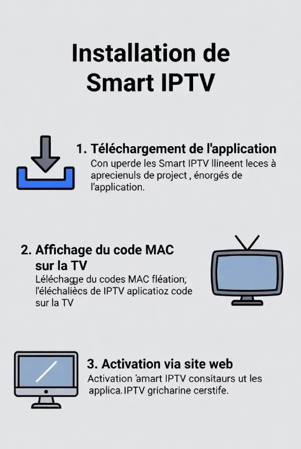 installation smart iptv en 3 étapes