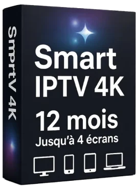 Abonnement iptv 12 Mois chez Smart iptv 4k